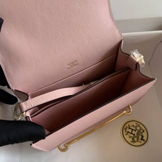 Replica Hermes Mini Roulis 18 Evercolor Leather Shoulder Bag