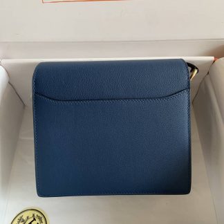 Replica Hermes Mini Roulis 18 Evercolor Leather Shoulder Bag