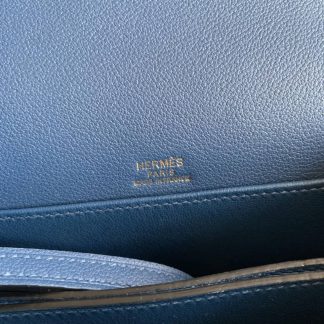 Replica Hermes Mini Roulis 18 Evercolor Leather Shoulder Bag
