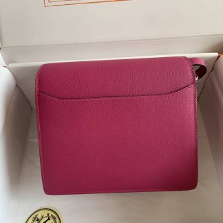 Replica Hermes Mini Roulis 18 Evercolor Leather Shoulder Bag