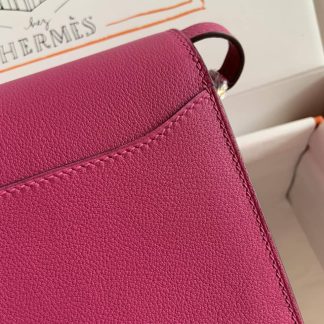 Replica Hermes Mini Roulis 18 Evercolor Leather Shoulder Bag