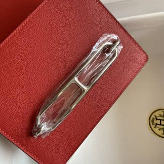 Replica Hermes Mini Roulis 18 Evercolor Leather Shoulder Bag