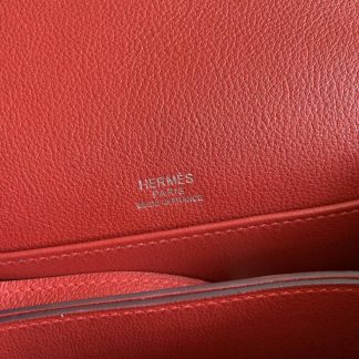 Replica Hermes Mini Roulis 18 Evercolor Leather Shoulder Bag