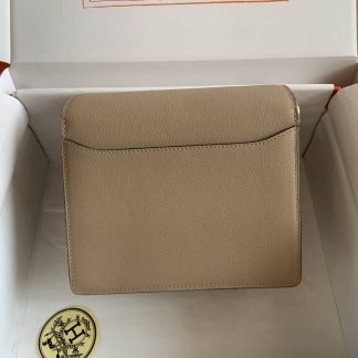 Replica Hermes Mini Roulis 18 Evercolor Leather Shoulder Bag