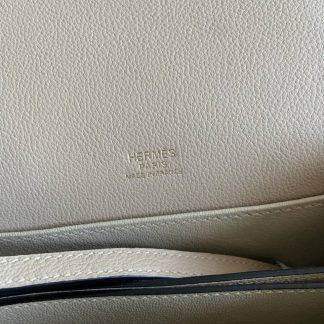 Replica Hermes Mini Roulis 18 Evercolor Leather Shoulder Bag
