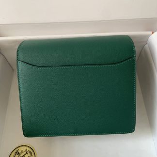 Replica Hermes Mini Roulis 18 Evercolor Leather Shoulder Bag