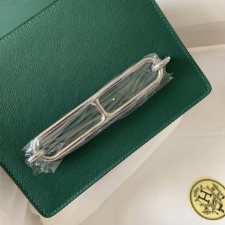 Replica Hermes Mini Roulis 18 Evercolor Leather Shoulder Bag