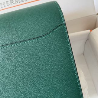 Replica Hermes Mini Roulis 18 Evercolor Leather Shoulder Bag