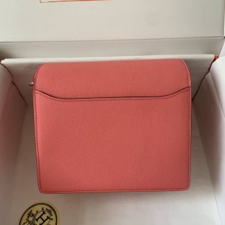 Replica Hermes Mini Roulis 18 Evercolor Leather Shoulder Bag
