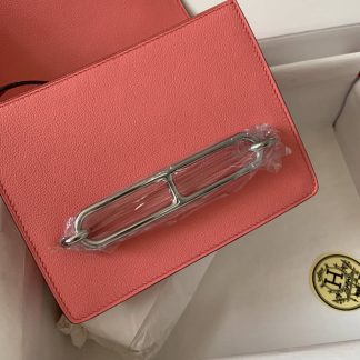 Replica Hermes Mini Roulis 18 Evercolor Leather Shoulder Bag
