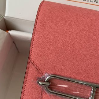 Replica Hermes Mini Roulis 18 Evercolor Leather Shoulder Bag