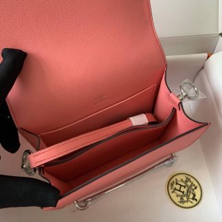 Replica Hermes Mini Roulis 18 Evercolor Leather Shoulder Bag