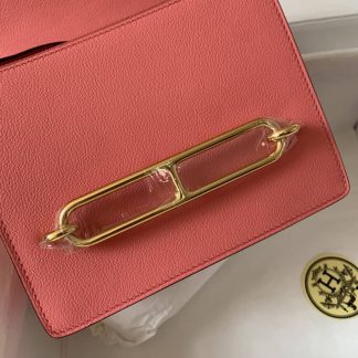 Replica Hermes Mini Roulis 18 Evercolor Leather Shoulder Bag