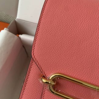 Replica Hermes Mini Roulis 18 Evercolor Leather Shoulder Bag