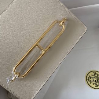 Replica Hermes Mini Roulis 18 Evercolor Leather Shoulder Bag