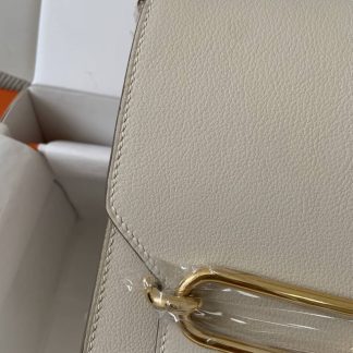 Replica Hermes Mini Roulis 18 Evercolor Leather Shoulder Bag