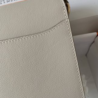Replica Hermes Mini Roulis 18 Evercolor Leather Shoulder Bag