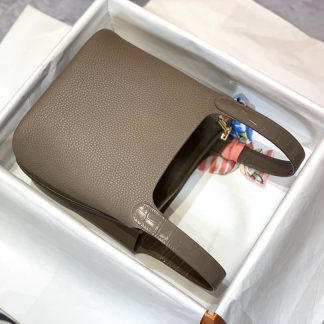 Replica Hermes Picotin Lock 22 Clemence Leather Bag