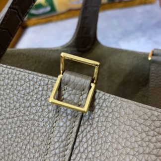 Replica Hermes Picotin Lock 22 Clemence Leather Bag