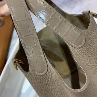 Replica Hermes Picotin Lock 22 Clemence Leather Bag