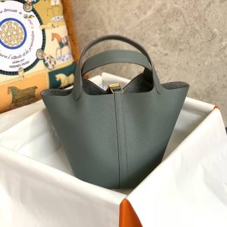 Replica Hermes Picotin Lock 18 Clemence Leather Bag