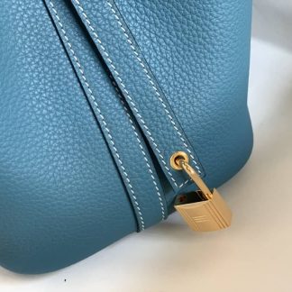 Replica Hermes Picotin Lock 18 Clemence Leather Bag