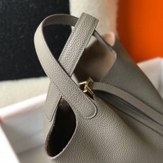 Replica Hermes Picotin Lock 18 Clemence Leather Bag