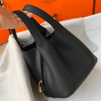 Replica Hermes Picotin Lock 18 Clemence Leather Bag