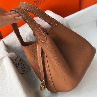 Replica Hermes Picotin Lock 18 Clemence Leather Bag