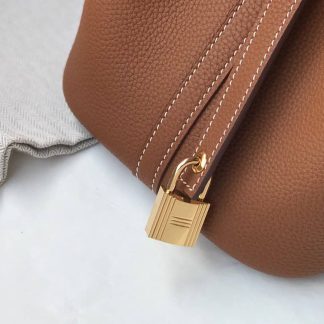 Replica Hermes Picotin Lock 18 Clemence Leather Bag