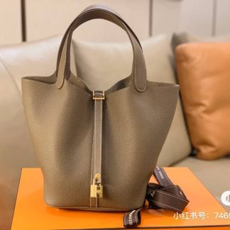 Replica Hermes Picotin Lock 18 Clemence Leather Bag