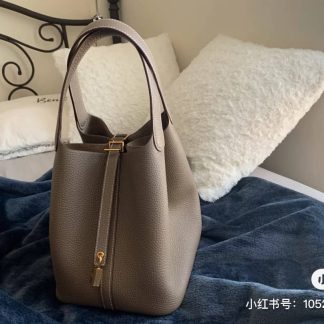 Replica Hermes Picotin Lock 18 Clemence Leather Bag