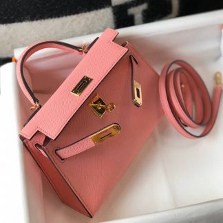 Replica Hermes Kelly Mini Epsom Leather Bag