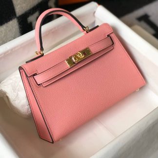 Replica Hermes Kelly Mini Epsom Leather Bag