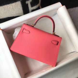 Replica Hermes Kelly Mini Epsom Leather Bag