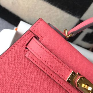 Replica Hermes Kelly Mini Epsom Leather Bag