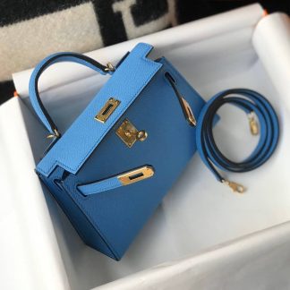 Replica Hermes Kelly Mini Epsom Leather Bag