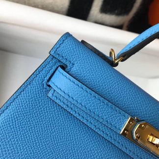 Replica Hermes Kelly Mini Epsom Leather Bag