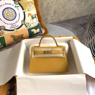 Replica Hermes Kelly Mini Epsom Leather Bag