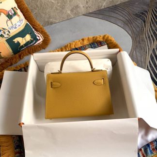 Replica Hermes Kelly Mini Epsom Leather Bag