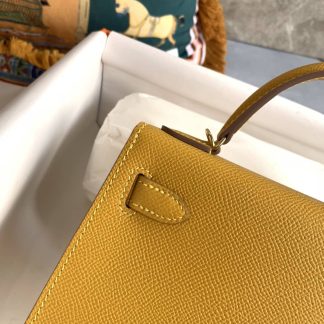 Replica Hermes Kelly Mini Epsom Leather Bag