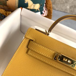 Replica Hermes Kelly Mini Epsom Leather Bag