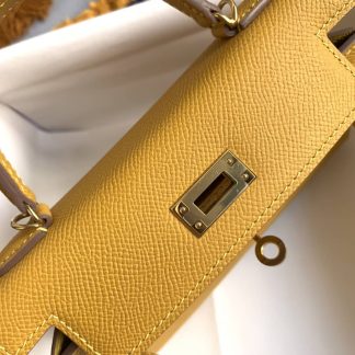 Replica Hermes Kelly Mini Epsom Leather Bag