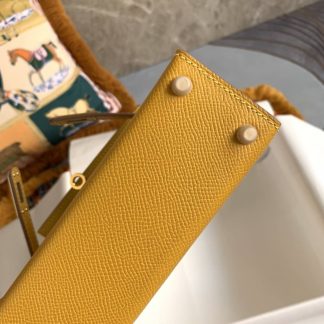 Replica Hermes Kelly Mini Epsom Leather Bag