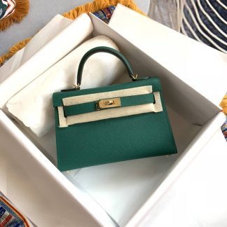 Replica Hermes Kelly Mini Epsom Leather Bag