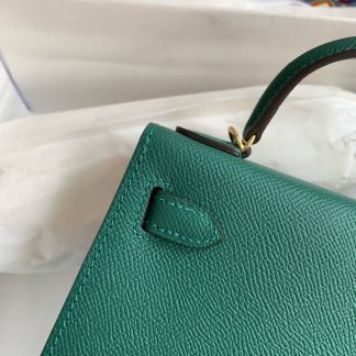 Replica Hermes Kelly Mini Epsom Leather Bag