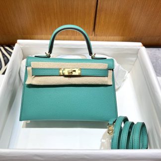 Replica Hermes Kelly Mini Epsom Leather Bag