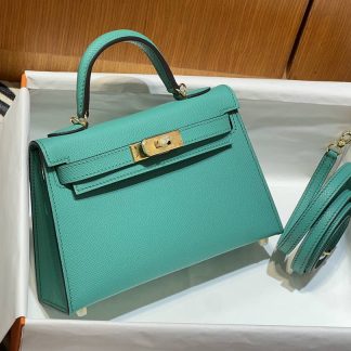 Replica Hermes Kelly Mini Epsom Leather Bag