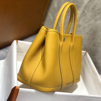 Replica Hermes Garden Party 30 Clemence Leather Bag