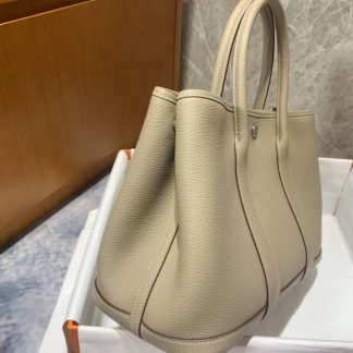 Replica Hermes Garden Party 30 Clemence Leather Bag
